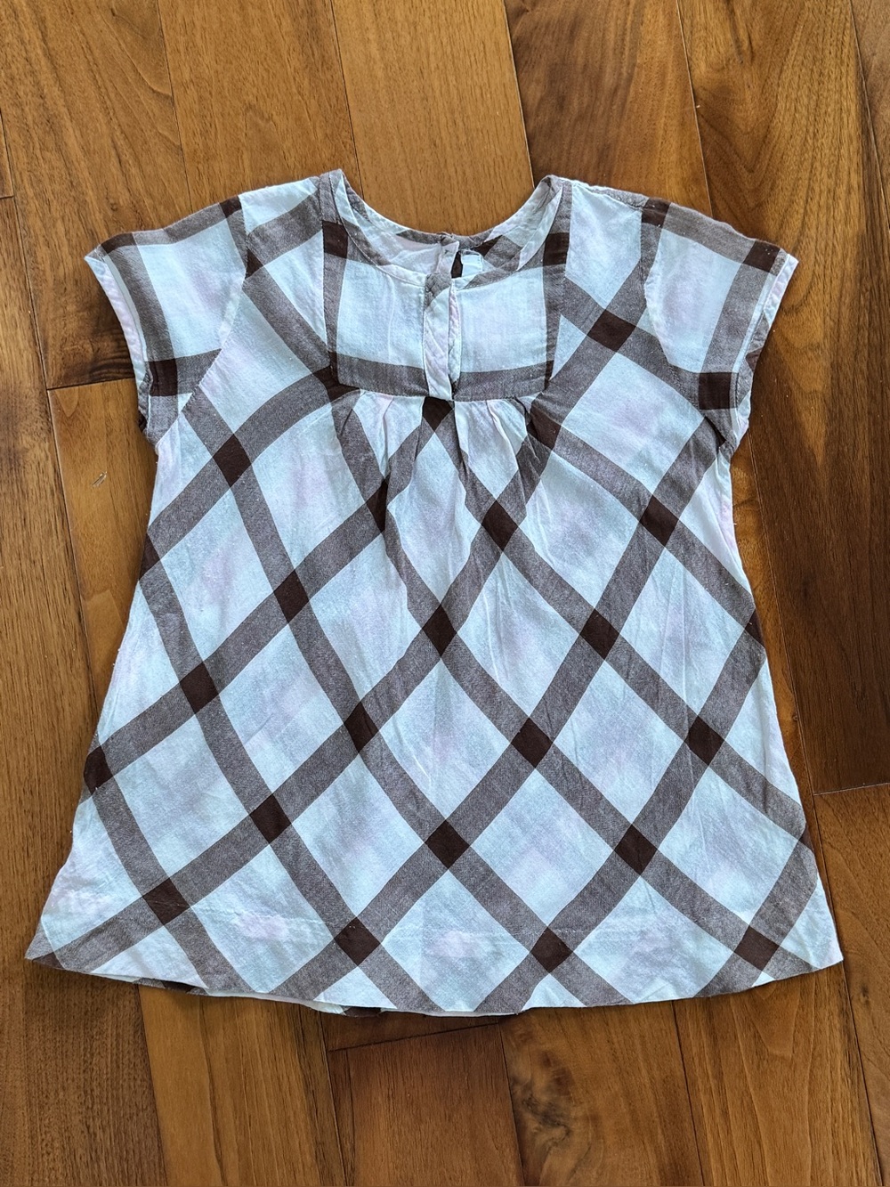 Jacadi Parisian-style toddler check top or dress